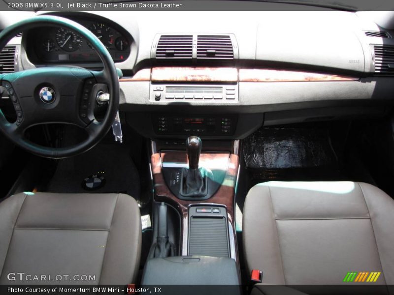 Jet Black / Truffle Brown Dakota Leather 2006 BMW X5 3.0i