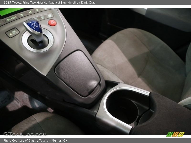 Nautical Blue Metallic / Dark Gray 2015 Toyota Prius Two Hybrid