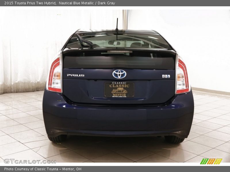 Nautical Blue Metallic / Dark Gray 2015 Toyota Prius Two Hybrid