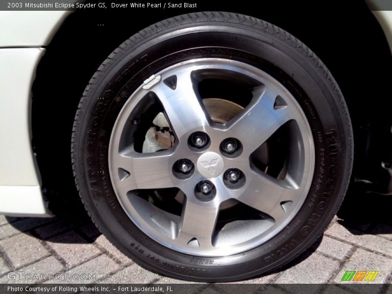 Dover White Pearl / Sand Blast 2003 Mitsubishi Eclipse Spyder GS