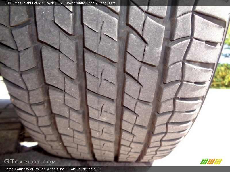 Dover White Pearl / Sand Blast 2003 Mitsubishi Eclipse Spyder GS