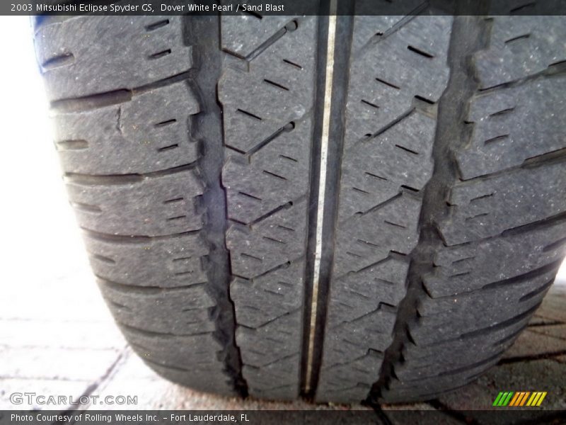 Dover White Pearl / Sand Blast 2003 Mitsubishi Eclipse Spyder GS