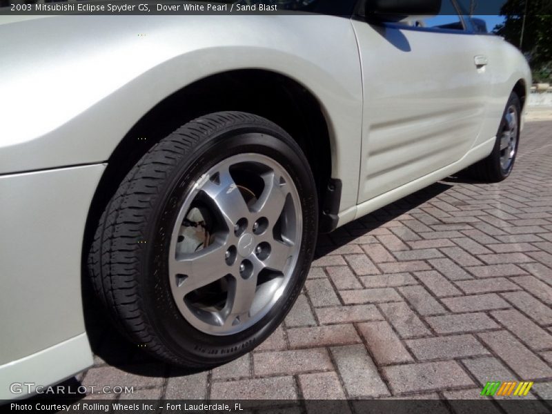Dover White Pearl / Sand Blast 2003 Mitsubishi Eclipse Spyder GS