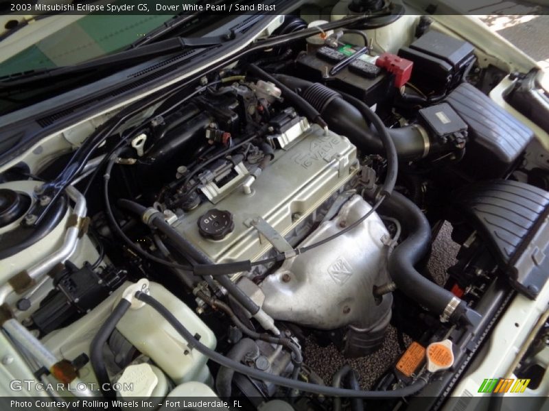 Dover White Pearl / Sand Blast 2003 Mitsubishi Eclipse Spyder GS