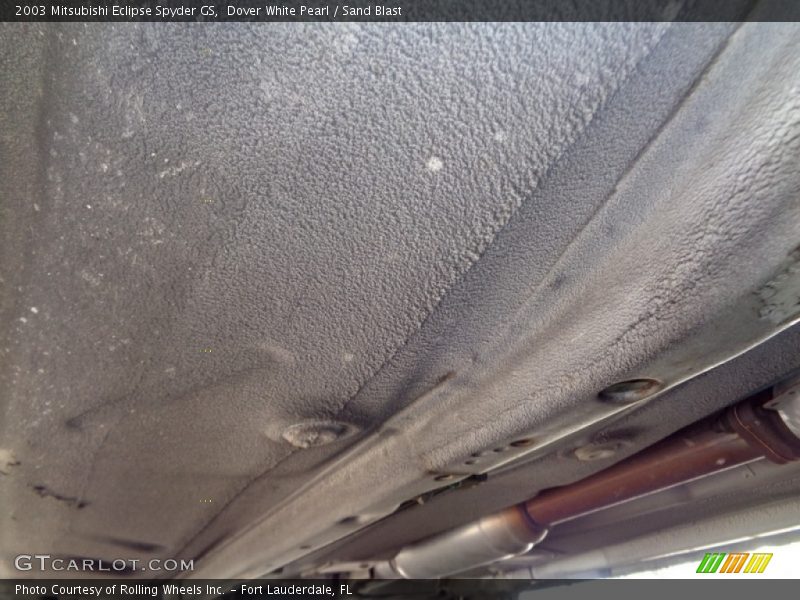 Dover White Pearl / Sand Blast 2003 Mitsubishi Eclipse Spyder GS