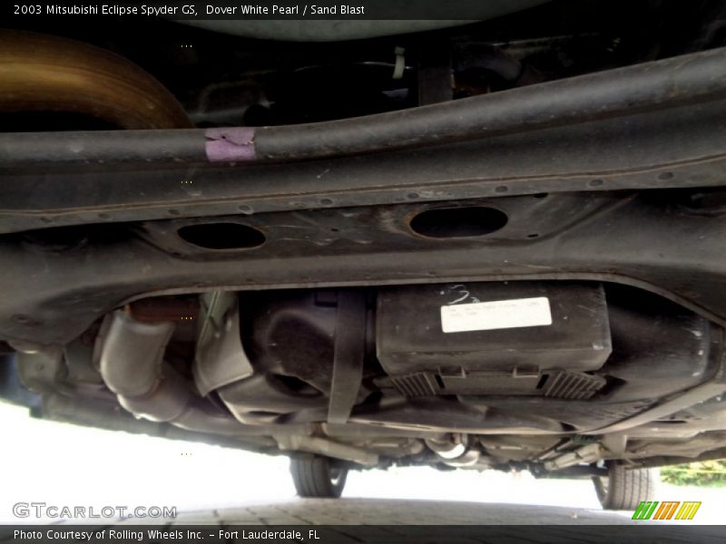 Dover White Pearl / Sand Blast 2003 Mitsubishi Eclipse Spyder GS
