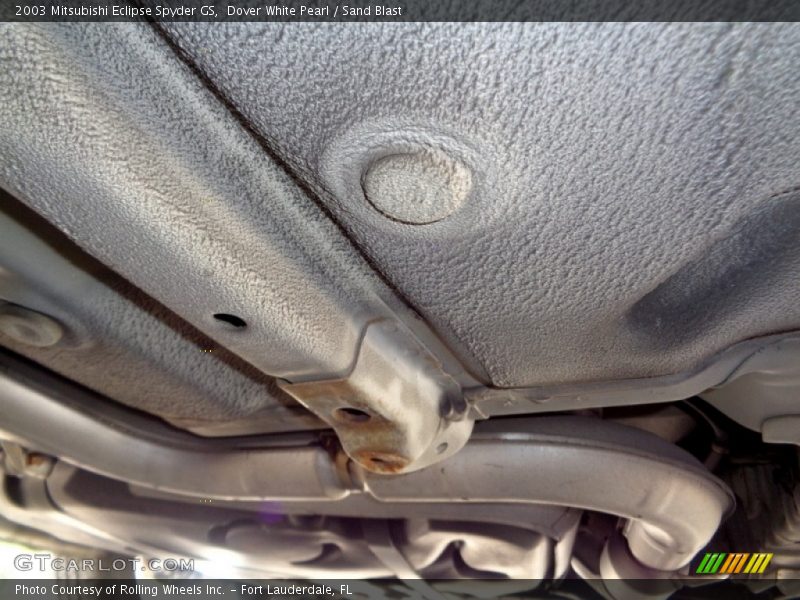 Dover White Pearl / Sand Blast 2003 Mitsubishi Eclipse Spyder GS