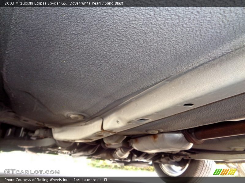 Dover White Pearl / Sand Blast 2003 Mitsubishi Eclipse Spyder GS