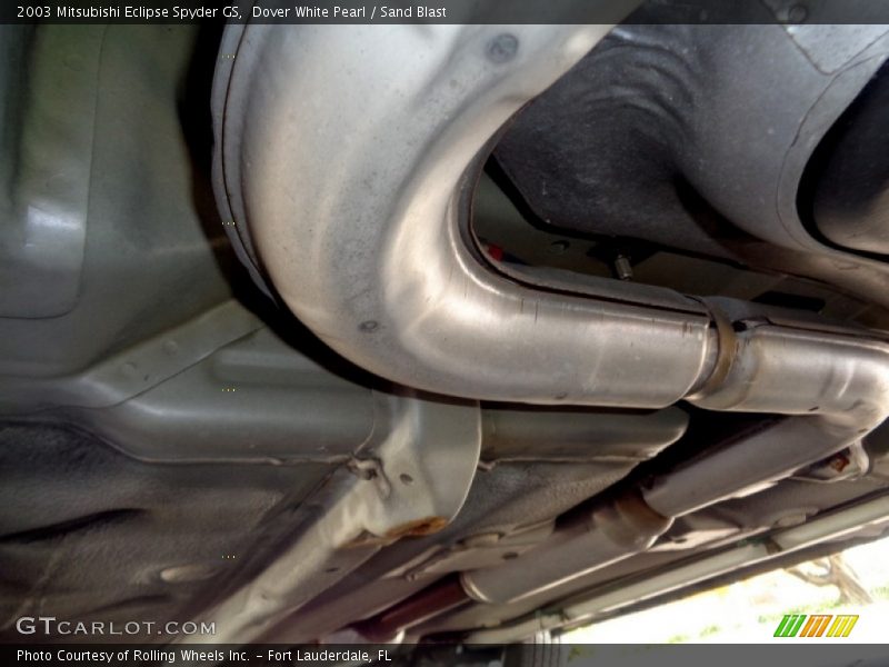 Dover White Pearl / Sand Blast 2003 Mitsubishi Eclipse Spyder GS