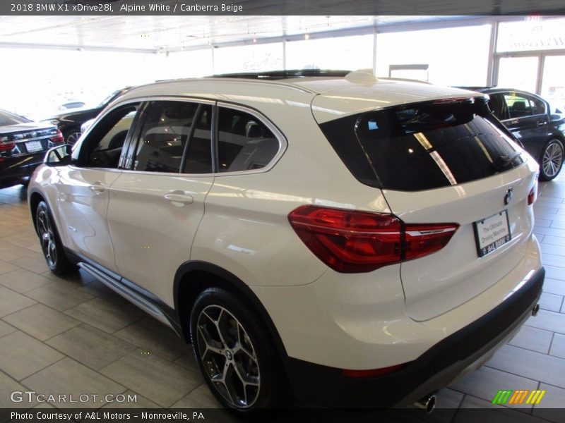 Alpine White / Canberra Beige 2018 BMW X1 xDrive28i