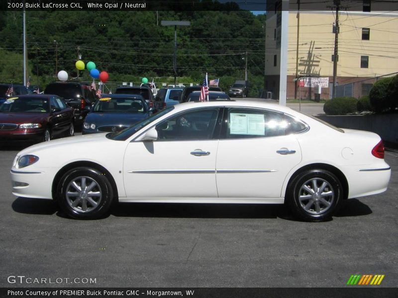 White Opal / Neutral 2009 Buick LaCrosse CXL