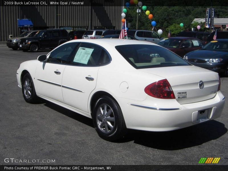 White Opal / Neutral 2009 Buick LaCrosse CXL