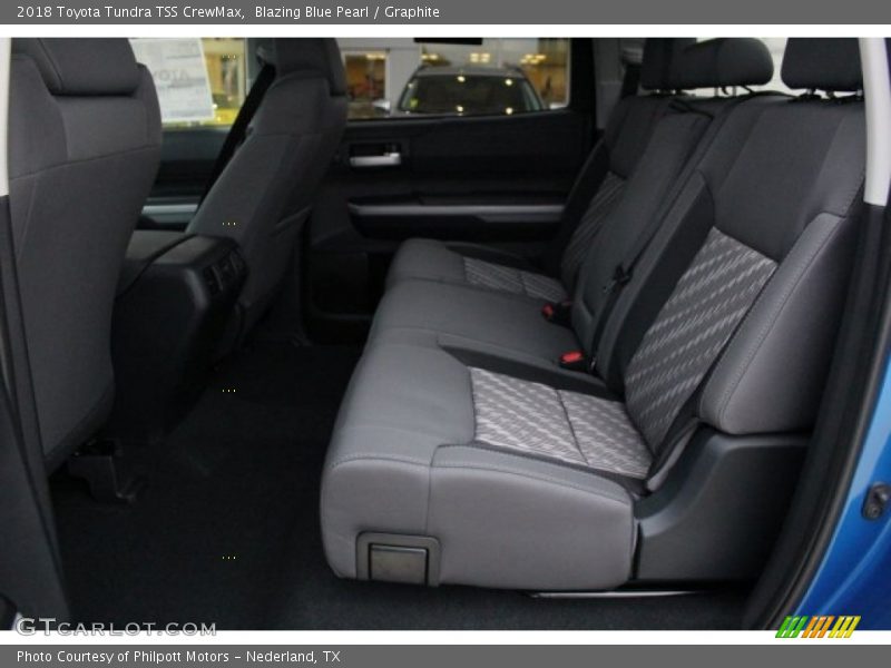 Blazing Blue Pearl / Graphite 2018 Toyota Tundra TSS CrewMax