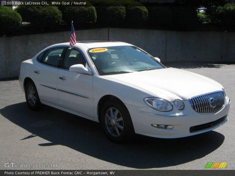 White Opal / Neutral 2009 Buick LaCrosse CXL