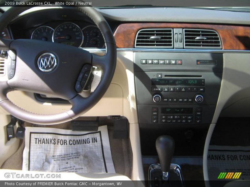 White Opal / Neutral 2009 Buick LaCrosse CXL