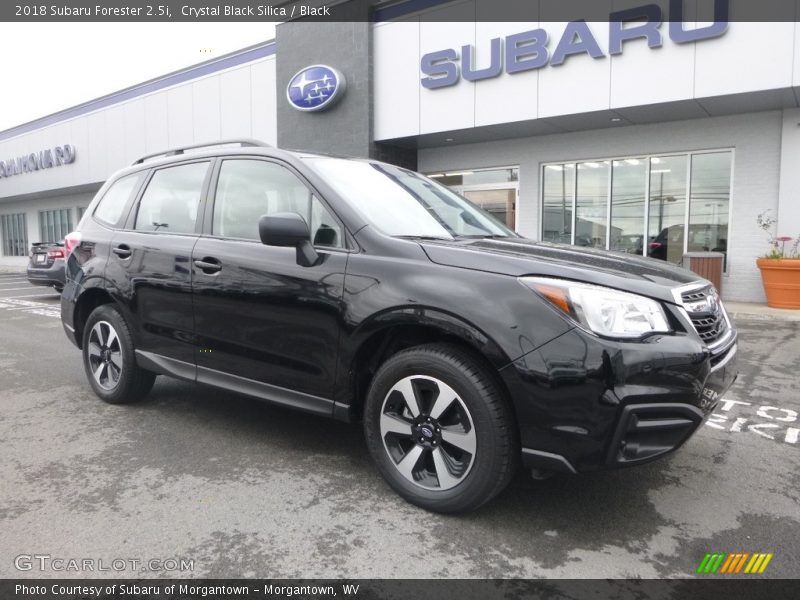 Crystal Black Silica / Black 2018 Subaru Forester 2.5i