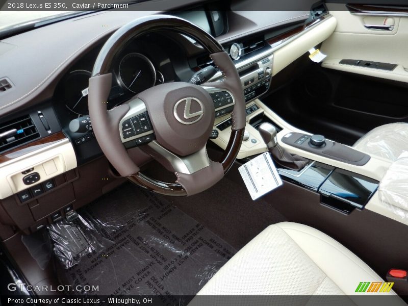 Caviar / Parchment 2018 Lexus ES 350