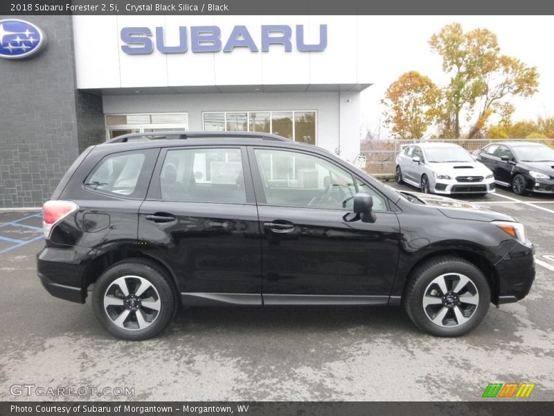Crystal Black Silica / Black 2018 Subaru Forester 2.5i