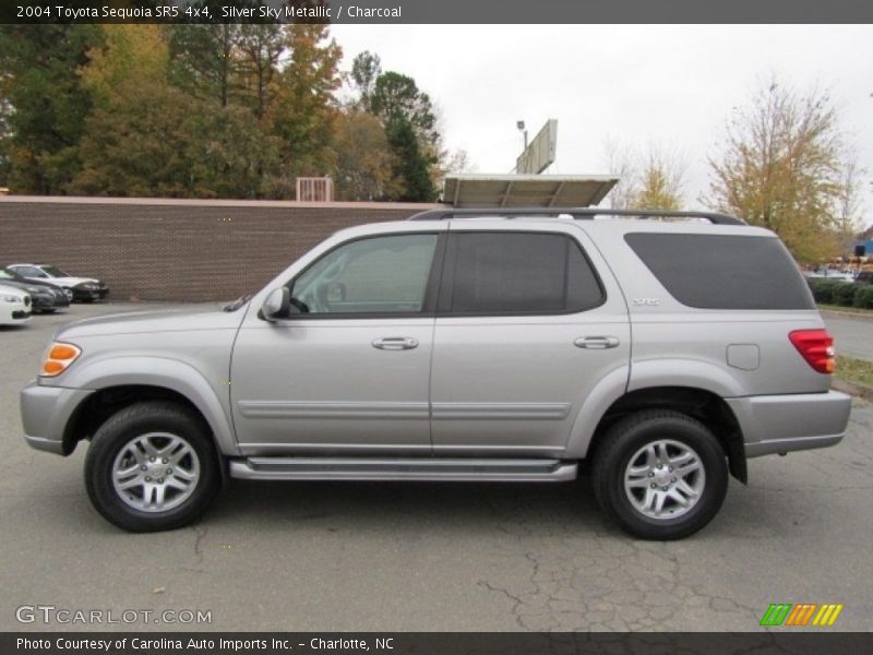 Silver Sky Metallic / Charcoal 2004 Toyota Sequoia SR5 4x4