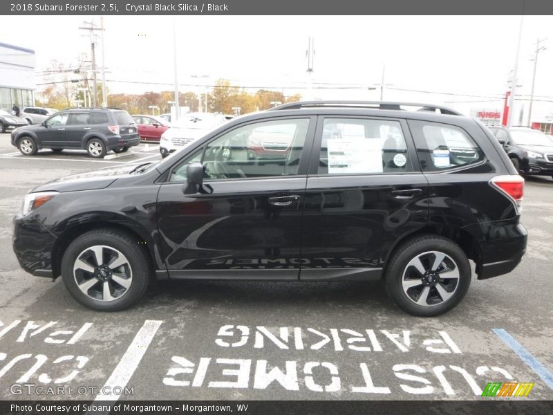 Crystal Black Silica / Black 2018 Subaru Forester 2.5i