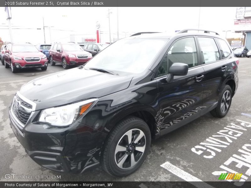 Crystal Black Silica / Black 2018 Subaru Forester 2.5i