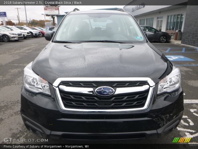 Crystal Black Silica / Black 2018 Subaru Forester 2.5i