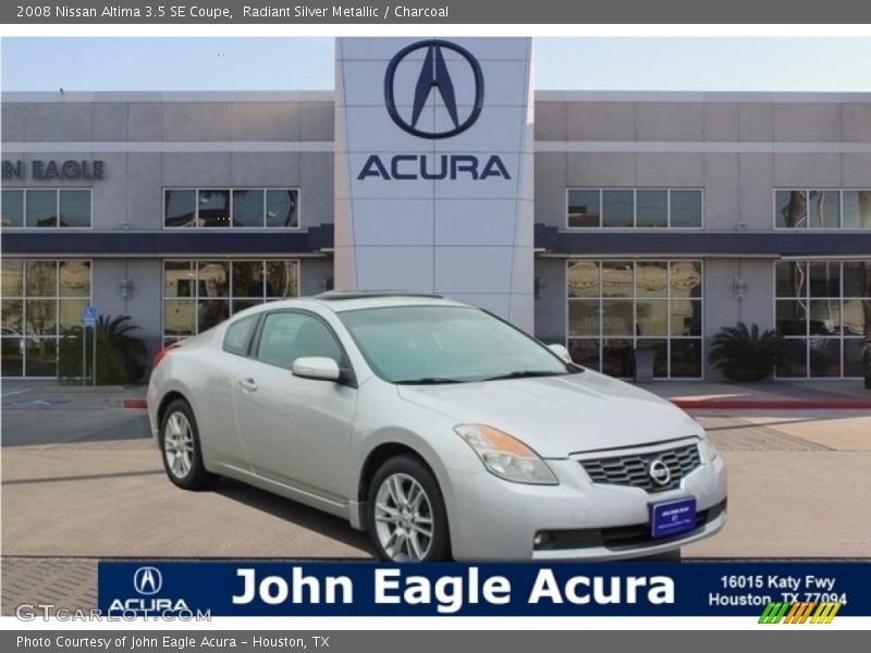 Radiant Silver Metallic / Charcoal 2008 Nissan Altima 3.5 SE Coupe