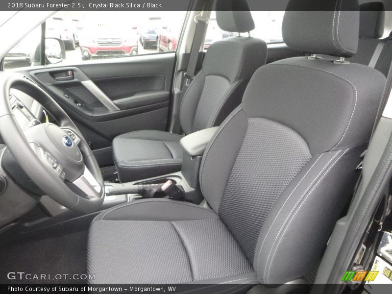 Crystal Black Silica / Black 2018 Subaru Forester 2.5i