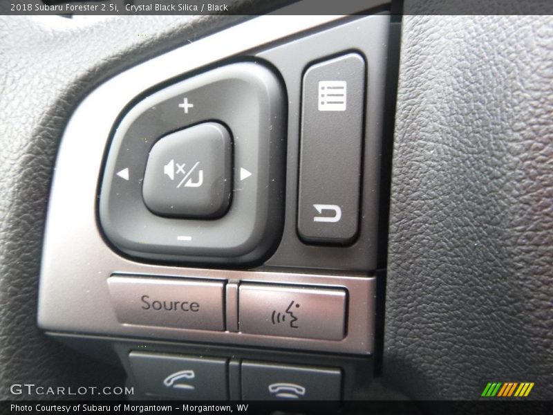 Crystal Black Silica / Black 2018 Subaru Forester 2.5i