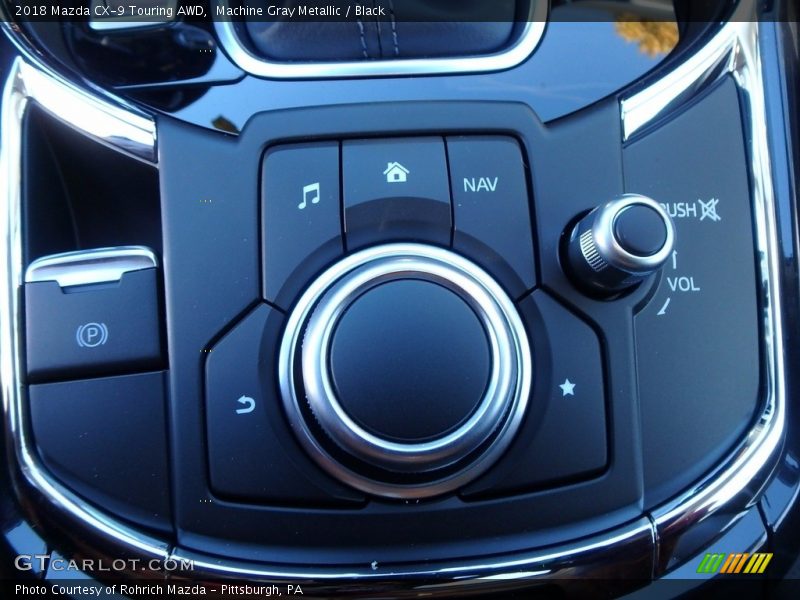 Machine Gray Metallic / Black 2018 Mazda CX-9 Touring AWD