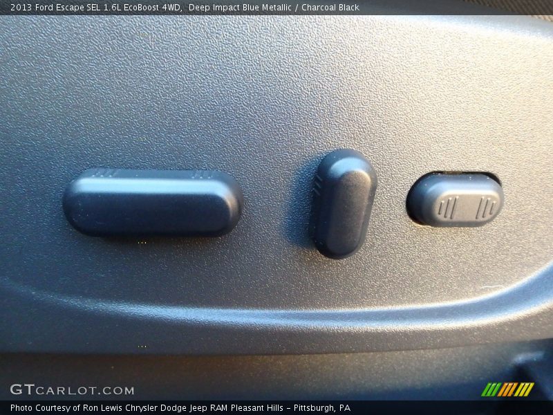Deep Impact Blue Metallic / Charcoal Black 2013 Ford Escape SEL 1.6L EcoBoost 4WD