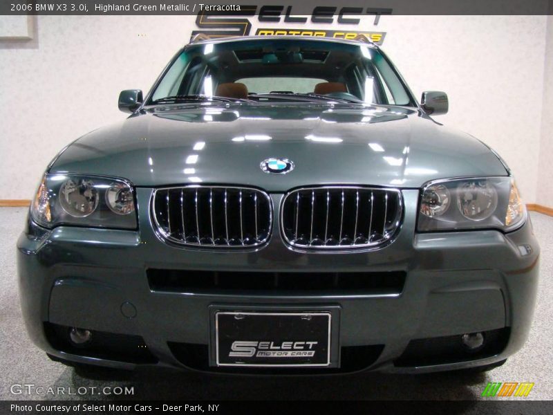 Highland Green Metallic / Terracotta 2006 BMW X3 3.0i