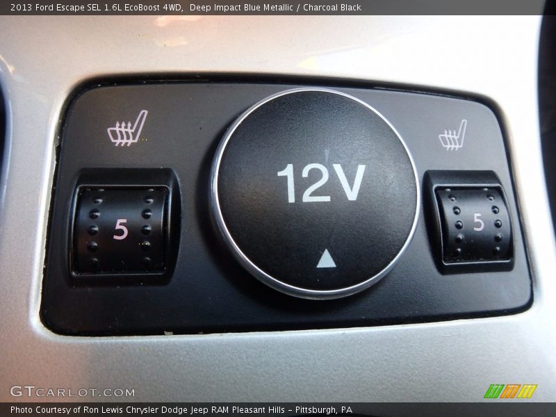 Deep Impact Blue Metallic / Charcoal Black 2013 Ford Escape SEL 1.6L EcoBoost 4WD