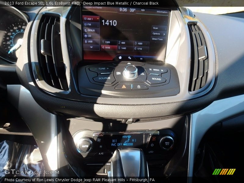 Deep Impact Blue Metallic / Charcoal Black 2013 Ford Escape SEL 1.6L EcoBoost 4WD