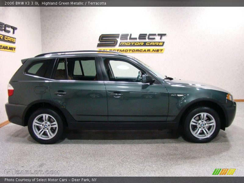 Highland Green Metallic / Terracotta 2006 BMW X3 3.0i