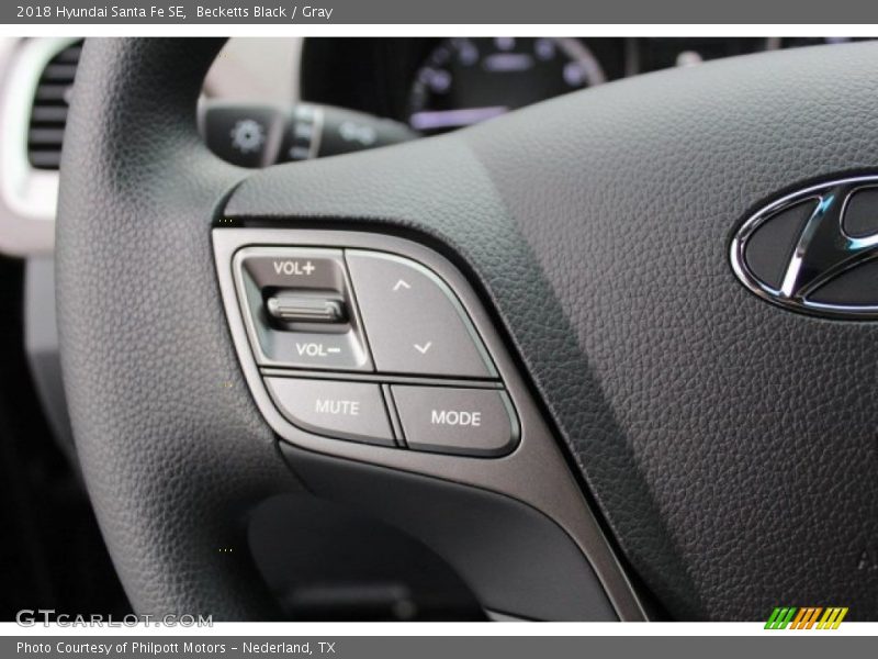 Becketts Black / Gray 2018 Hyundai Santa Fe SE