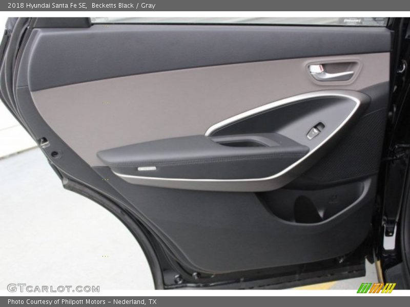 Becketts Black / Gray 2018 Hyundai Santa Fe SE