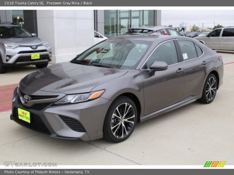 Predawn Gray Mica / Black 2018 Toyota Camry SE
