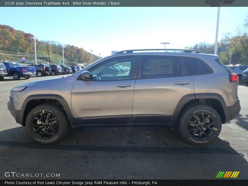 Billet Silver Metallic / Black 2018 Jeep Cherokee Trailhawk 4x4