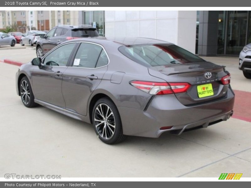 Predawn Gray Mica / Black 2018 Toyota Camry SE