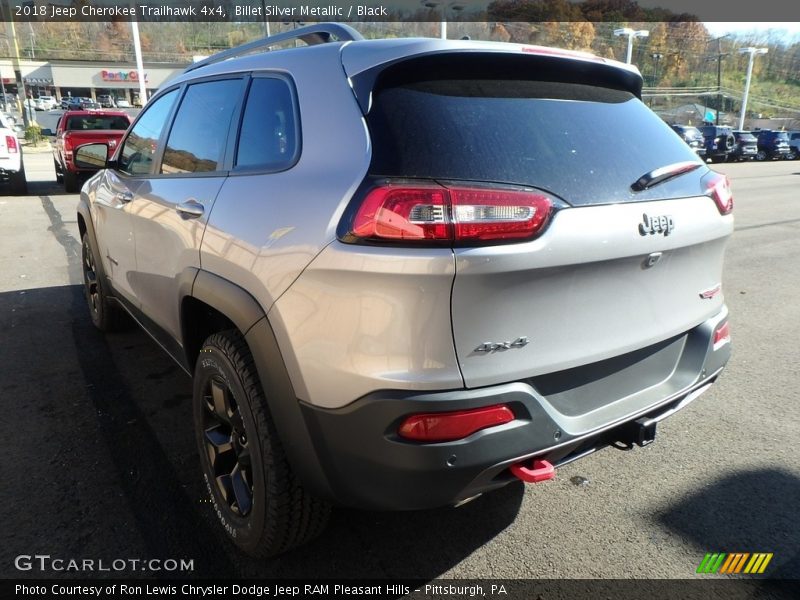 Billet Silver Metallic / Black 2018 Jeep Cherokee Trailhawk 4x4