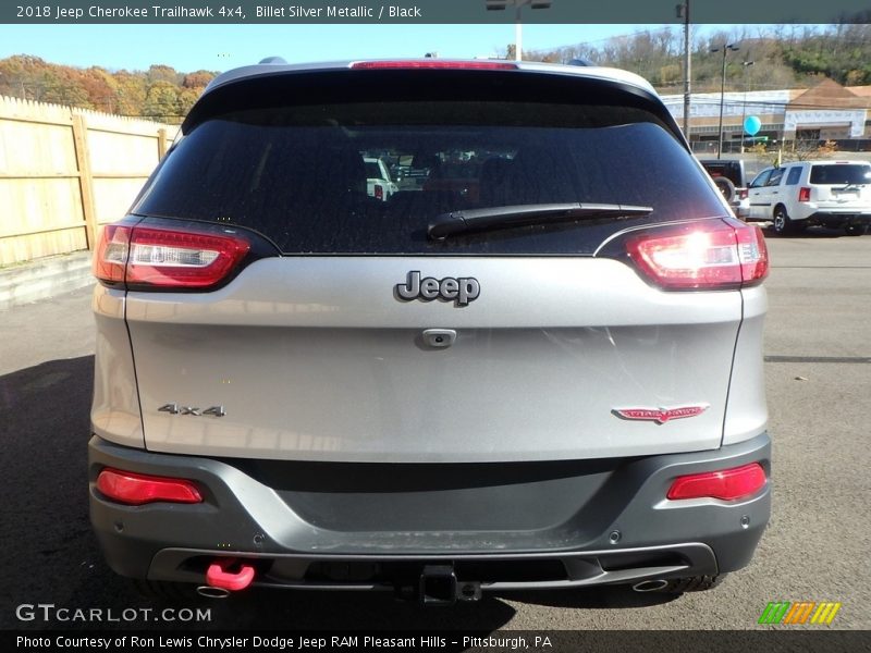 Billet Silver Metallic / Black 2018 Jeep Cherokee Trailhawk 4x4
