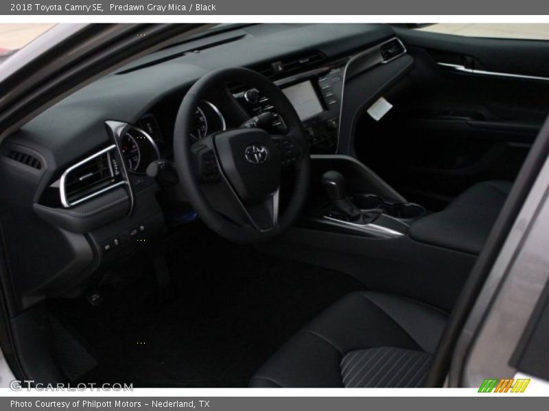 Predawn Gray Mica / Black 2018 Toyota Camry SE