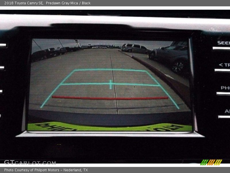 Predawn Gray Mica / Black 2018 Toyota Camry SE