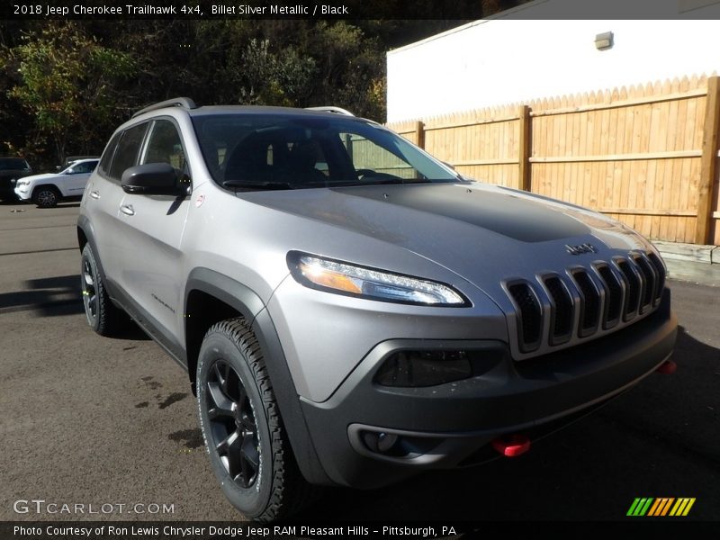 Billet Silver Metallic / Black 2018 Jeep Cherokee Trailhawk 4x4