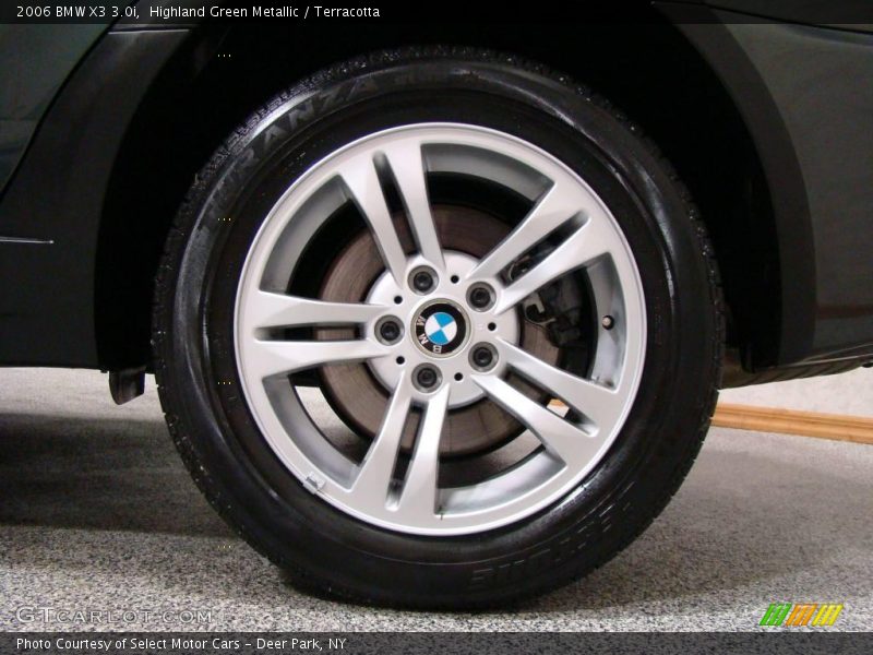 Highland Green Metallic / Terracotta 2006 BMW X3 3.0i