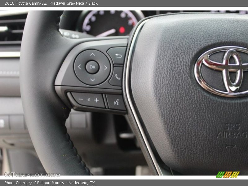 Predawn Gray Mica / Black 2018 Toyota Camry SE