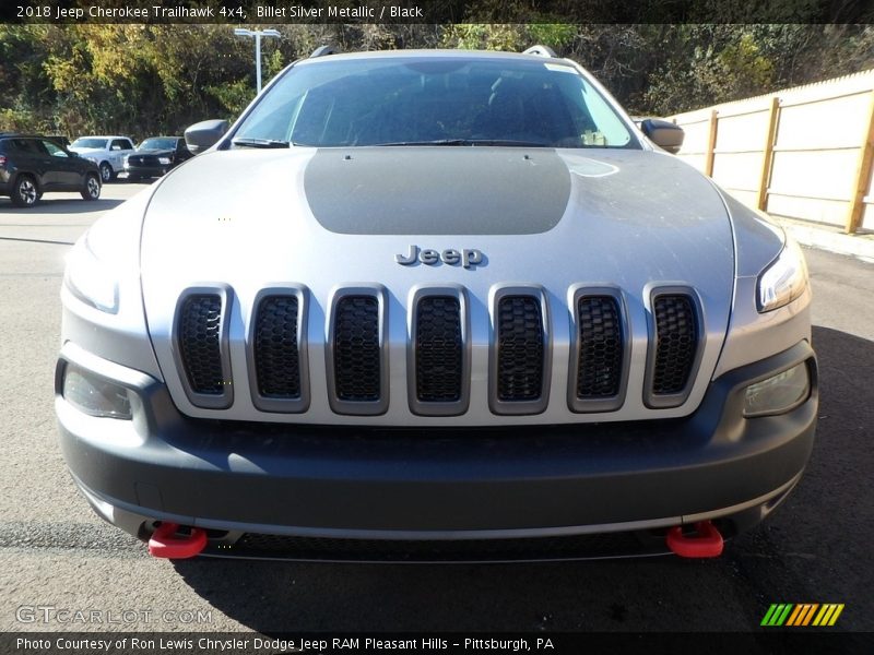 Billet Silver Metallic / Black 2018 Jeep Cherokee Trailhawk 4x4