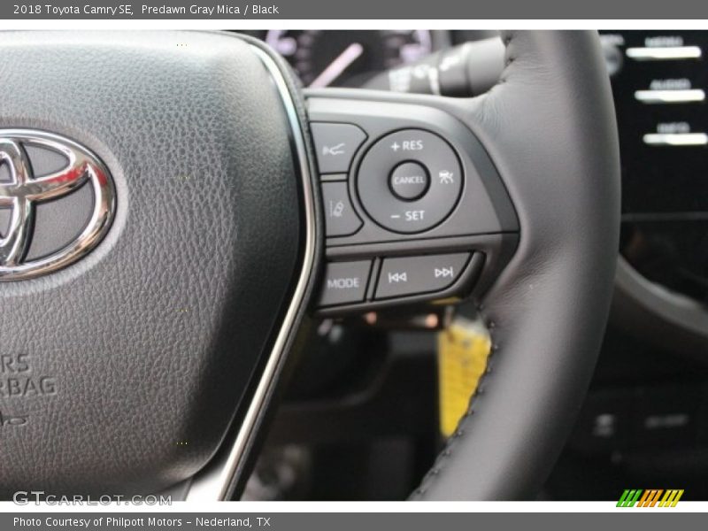 Predawn Gray Mica / Black 2018 Toyota Camry SE