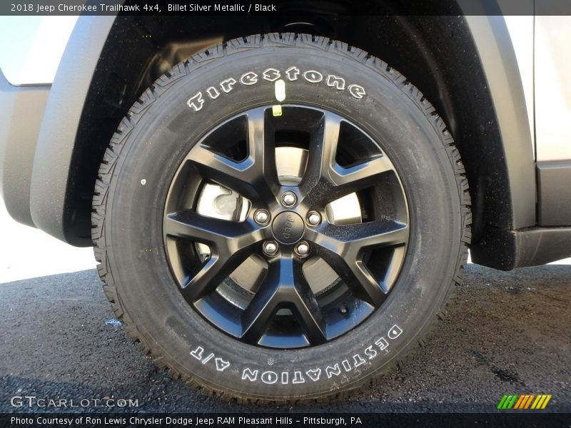 Billet Silver Metallic / Black 2018 Jeep Cherokee Trailhawk 4x4